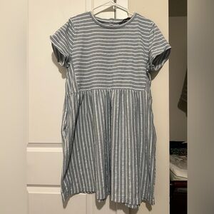 Loft blue & white dress with pockets. Size XLP